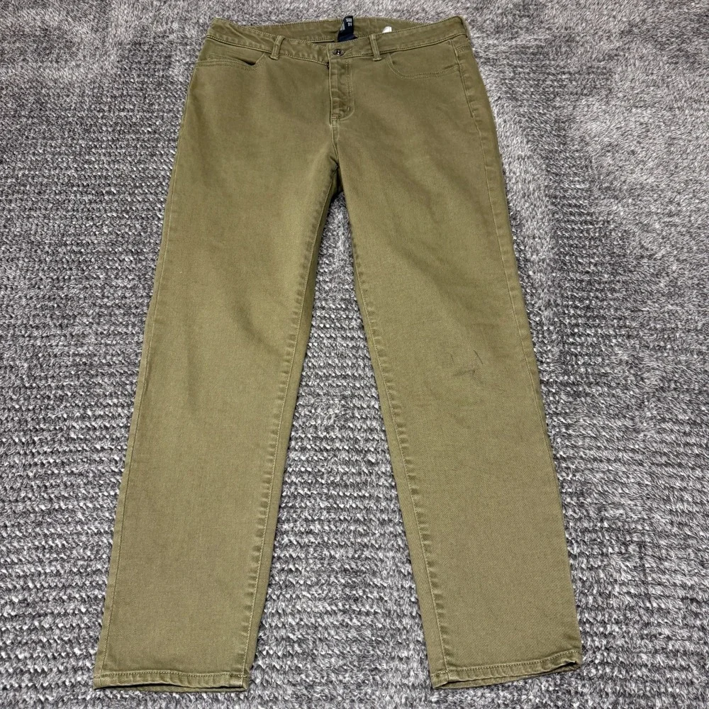 Mountain Hard‎ Wear Womens Pants Size 10 Regular Olive Green Hiking Outdoor